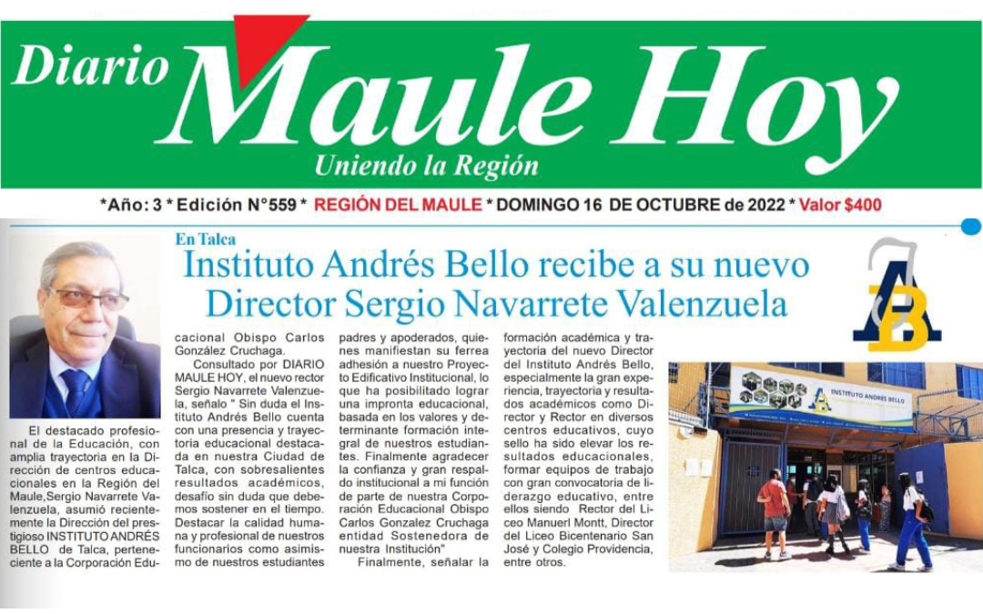 Sergio Navarrete Valenzuela asume con orgullo y compromiso la Dirección del IAB