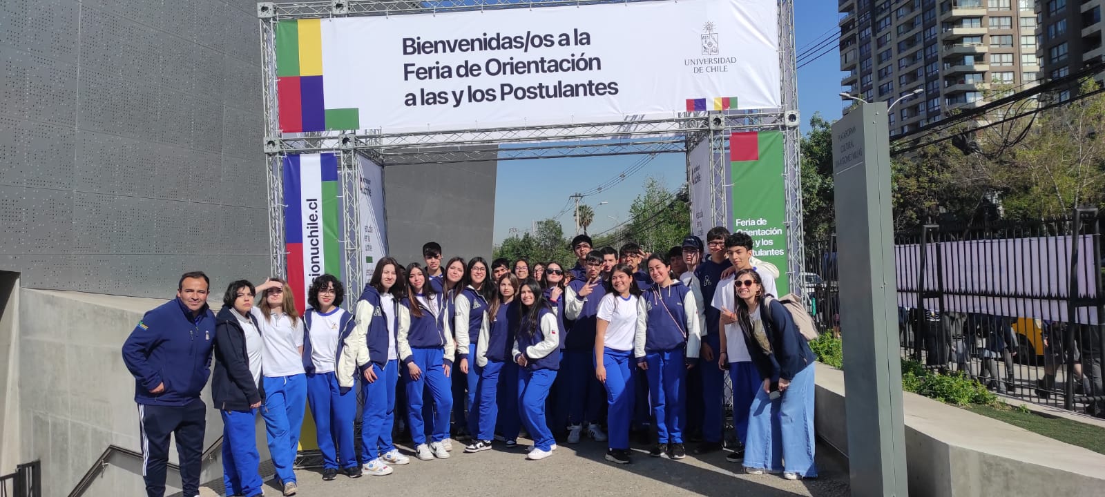 4 Medio A participó en “Puertas Abiertas”  de Universidad de Chile y de Santiago