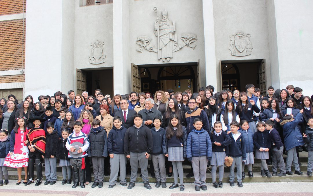 Hermosa “Acción de Gracia” en Catedral de Talca, realizó el Instituto Andrés Bello,  en su aniversario N°41